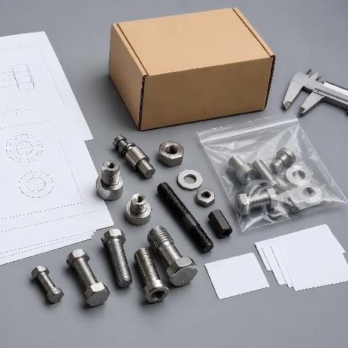 Chinese fastener factory supplying wholesale hex bolts, socket head cap screws, flange bolts, nuts, double-end studs, threaded rods, washers, and drawing-based fastening components to customers worldwide.